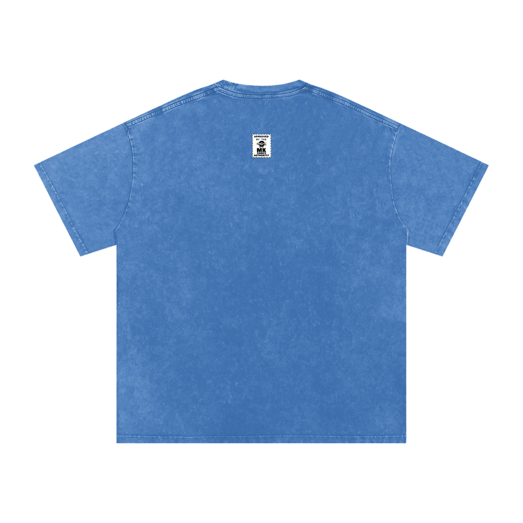 Maneater - Snow Washed Oversized Cotton T-Shirt