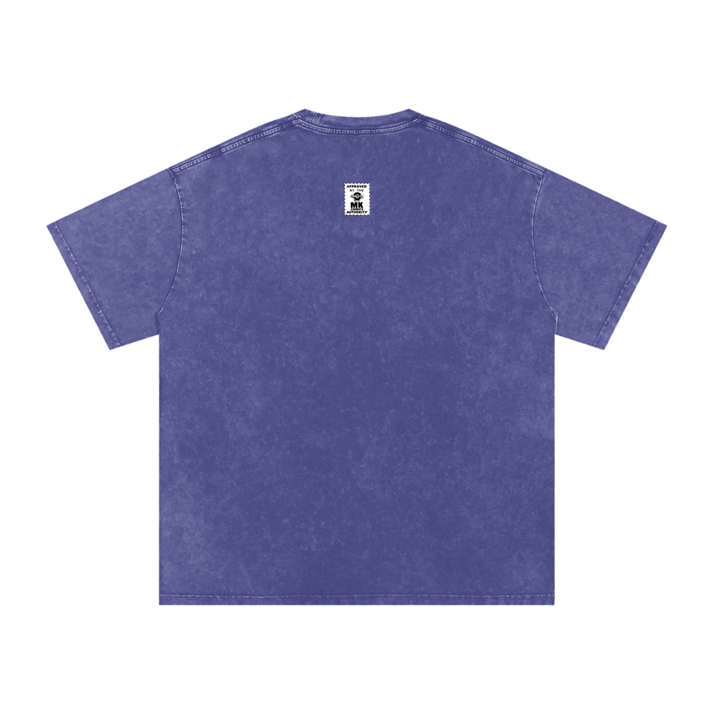 Maneater - Snow Washed Oversized Cotton T-Shirt